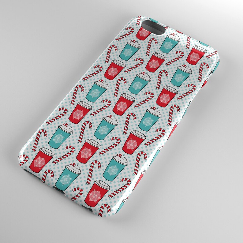Christmas Phone Case Festive Phone Case Candy Cane Case - Etsy UK
