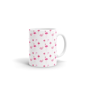 Flamingo Mug | Personalised Mug | Custom Marble Mug |  Flamingo print | Cute mug