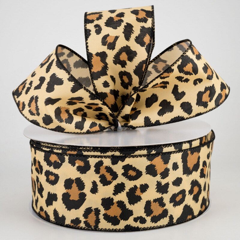 Cheetah Print Ribbon - Etsy