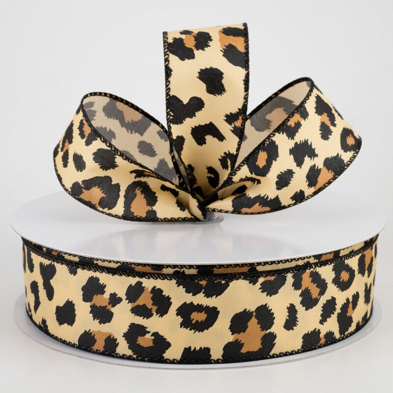 Cheetah Print Ribbon - Etsy