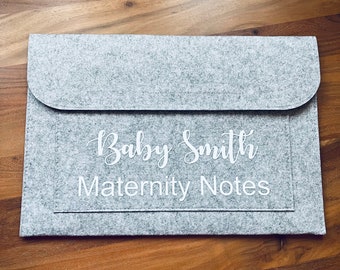 Personalised, Mums, Hospital, Maternity notes, Pregnancy notes folder, Antenatal notes, Midwife notes