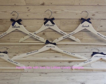 Wedding Hangers, Wedding Dress hanger, Bridesmaid Dress, Flower girl dress, Groomsmen suits, mother of the bride, Bridal party