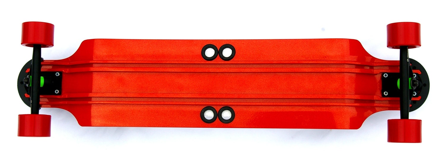 Customizable Root Beer Red Longboard Skateboard Handmade From Etsy