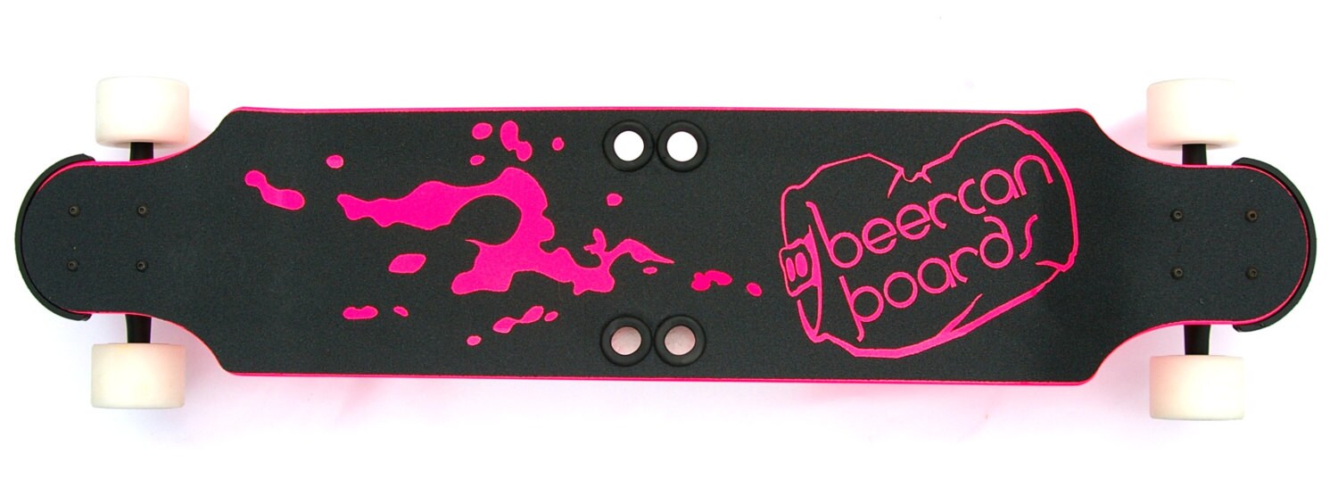 Customizable Root Beer Pink Longboard Skateboard Handmade From Etsy