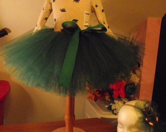 Teddy Bear, Tutu, 1st Birthday Tutu, Party Tutu, Tutu Outfit, Green Skirt, Tutu Set, Photo Prop Outfit, Tutu Tutu Baby, Toddler Tutu