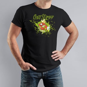 Get Slimed! Mens Graphic T-Shirt Design