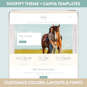 Hailey Feminine Shopify Theme | Rustic Shopify Theme