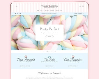 Kawaii Shopify Theme | Cute Pastel Shopify Theme