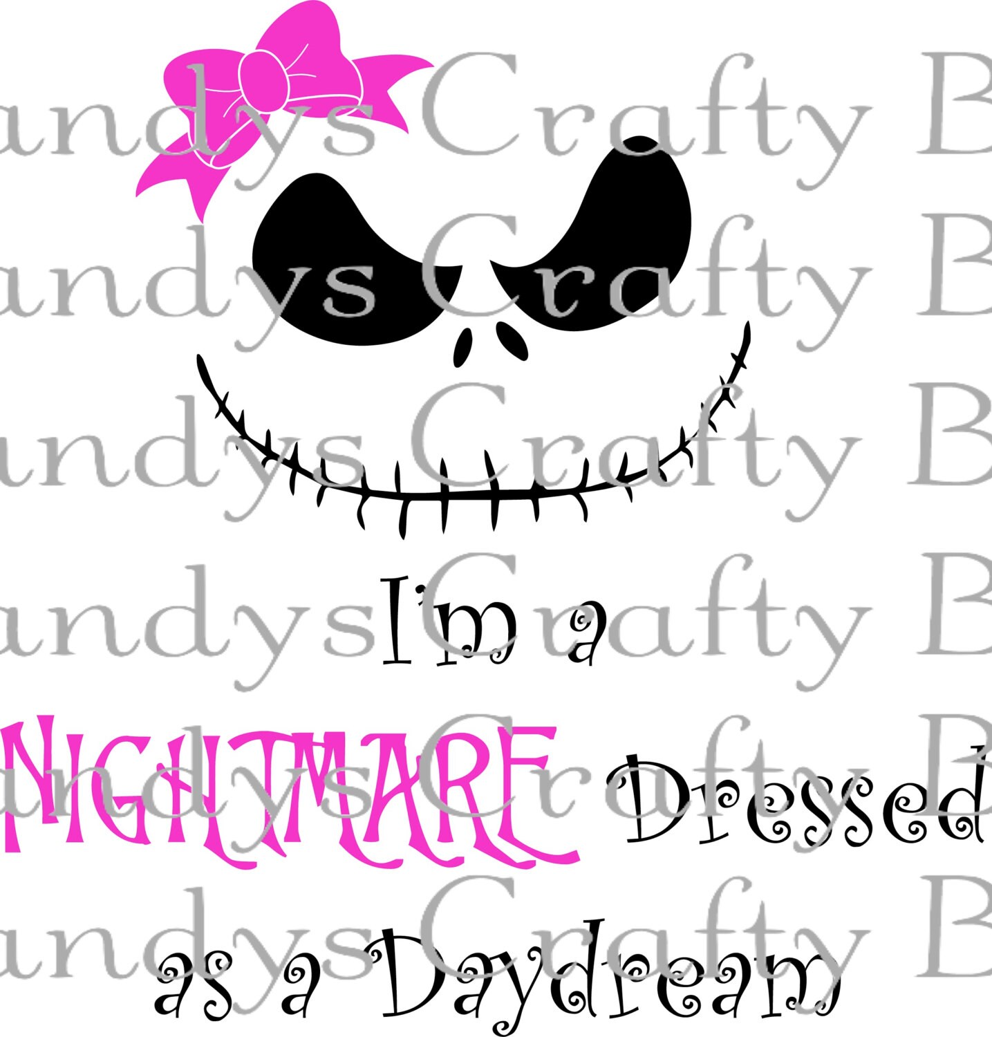 Download Digital file SVG Nightmare dressed as a daydream | Etsy