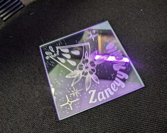 Hand Engraved Mirror