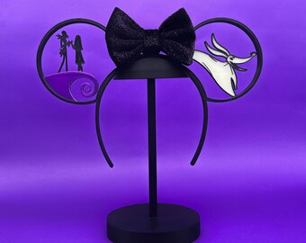 Orejas de Spiral Hill / Orejas de Minnie impresas en 3D de Jack, Sally y Zero / Pesadilla antes de Navidad