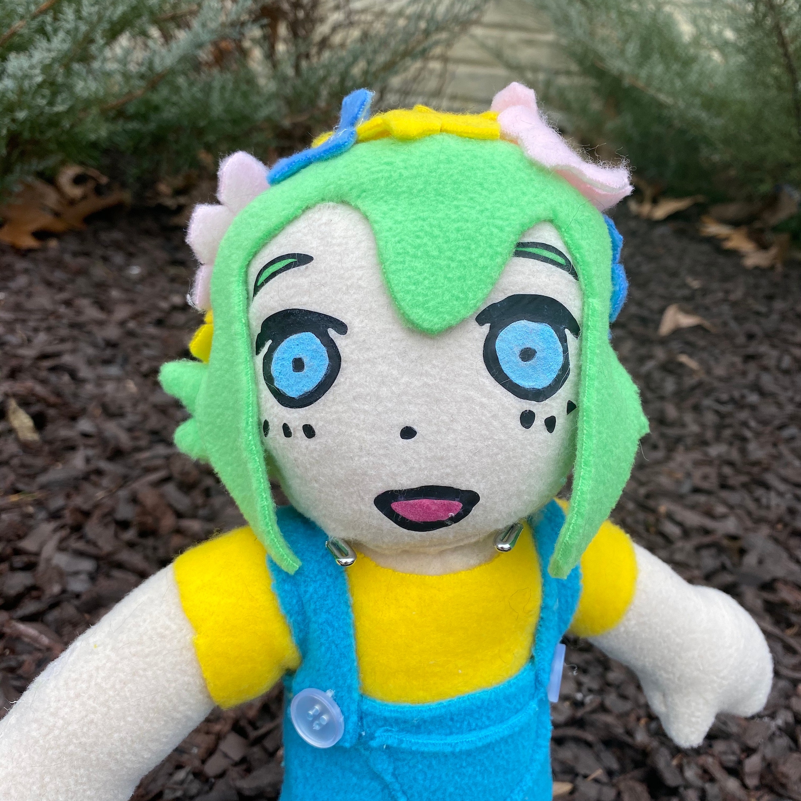 Omori Game Basil Plush Doll Etsy