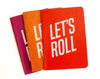 Let's Roll Pocket Sketchbooks - Set of 3 (3.875” x 5.5”)