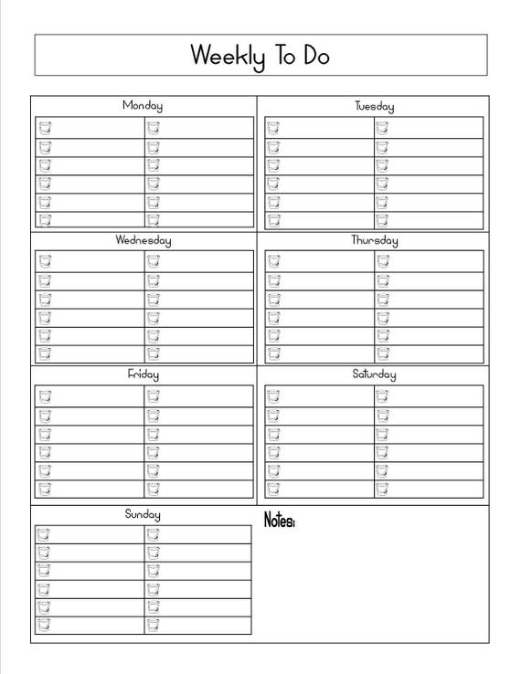 Printable weekly in direction of do checklist for your planner or program. Prompt electronic down load. photo about Printable Weekly to Do List identify Printable weekly in direction of do record for your planner or program. Instantaneous electronic obtain.