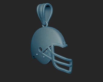 Textured American Football Helmet 3d Model - Etsy