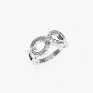 Decorative Infinity Symbol Ring 3d Model