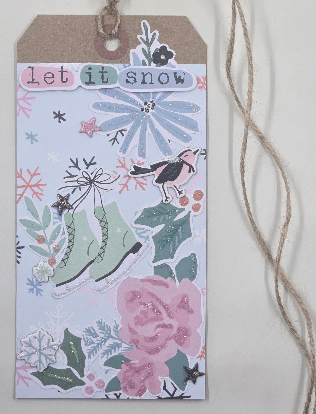Let It Snow Ice Skates - Etsy