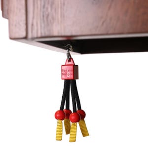 Banana Bungee: Red Hanging Banana Holder, Made in USA