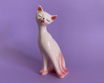 Statue De Chat Vintage Etsy