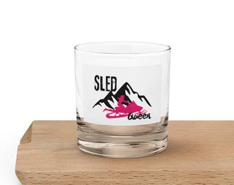 Snowmobile Gift Glass for Her