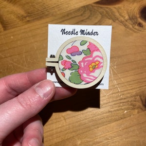 Large Liberty Fabric Needle Minder