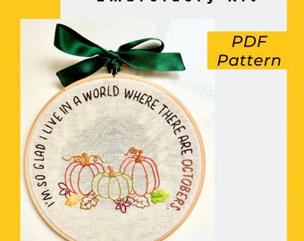 Anne of Green Gables - PDF Embroidery Kit