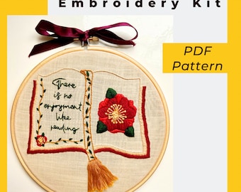 Pride and Prejudice - PDF Pattern Embroidery Kit
