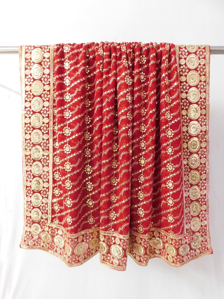 Saree indien de Vintage à la main, Sari brodé Zari travail à la main, séquence de travail Poly Georgette tissu de Sari, robe fabrication de tissu de matériau Saree indien de à Vintage à la main, Sari brodé Zari travail à de la main, séquence de travail Poly Georgette tissu de Sari, robe fabrication de tissu de matériau 5c630d