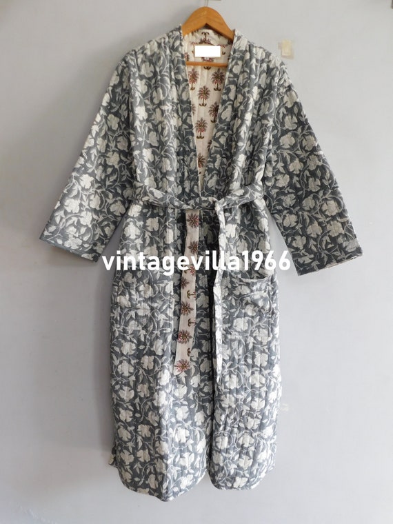Cotton winter cheap dressing gown