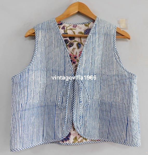 reversible short vest