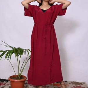long sleeve saree dress Maroon Gown Saree in Dubai