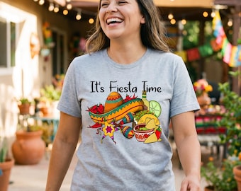 Cinco De Mayo PNG, It's Fiesta Time Sublimation Design, Mexican Fiesta Party, Digital Download