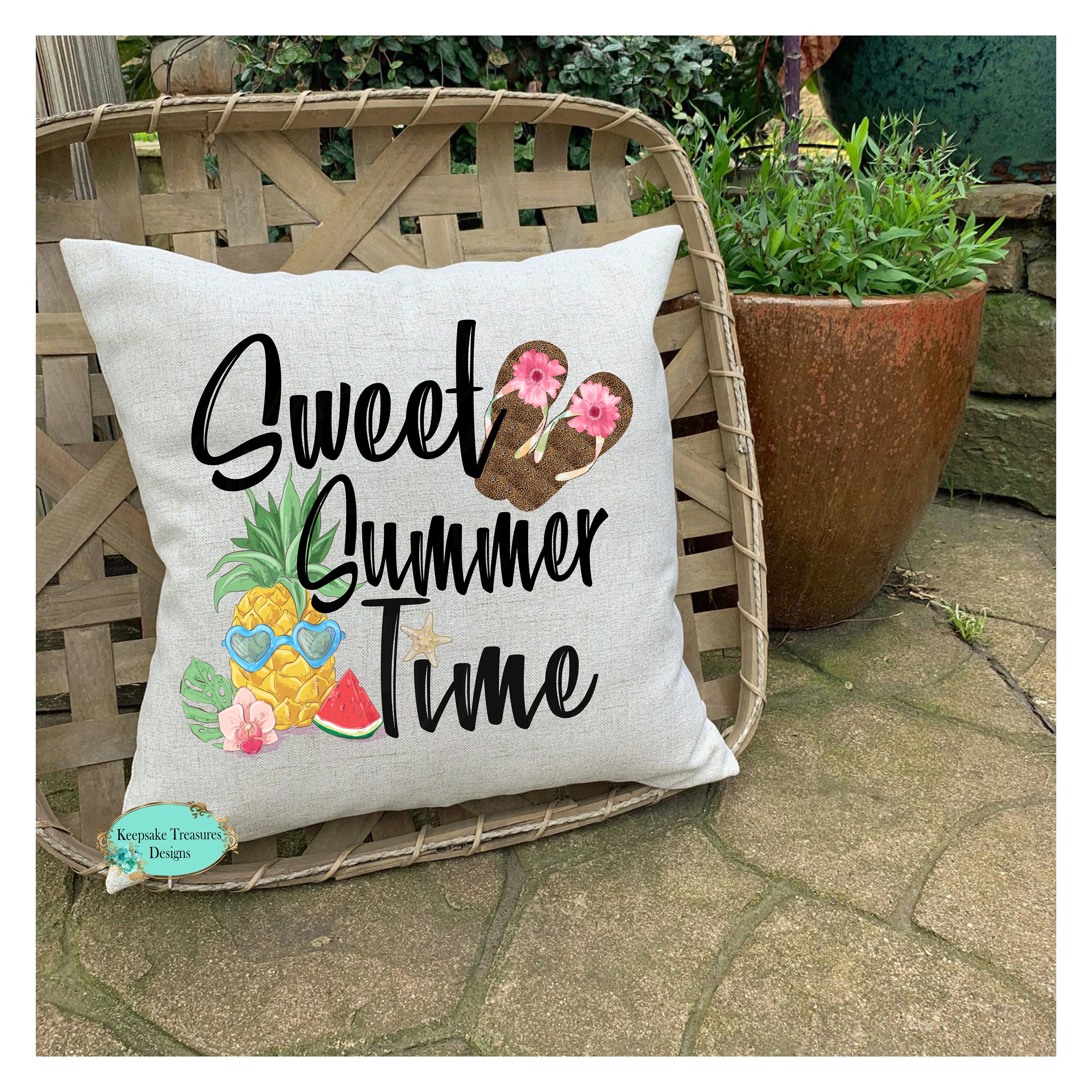 Sweet Summer Time Leopard Flip Flops Whimsical Pineapple - Etsy