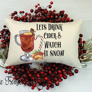 Horário de inverno, aquarela, cidra quente, design de sublimação, biscoitos de gengibre, PNG para impressão, bastão de doces, download digital, clip art, gráfico