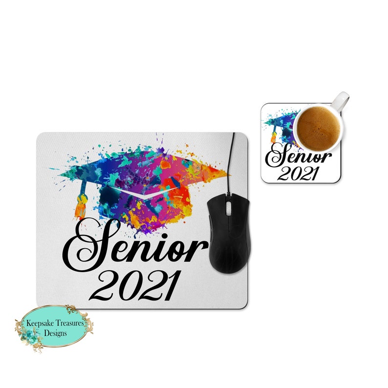 Download Senior 2021 Multiple Color Grad Hat Sublimation Design | Etsy