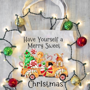 Christmas Gnome Gingerbread Truck PNG - Sublimation Design (Digital Download)
