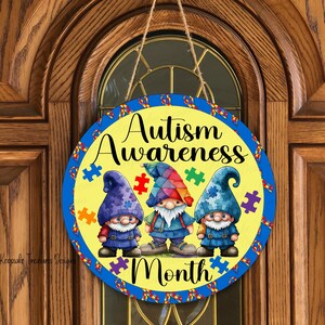 Mese della consapevolezza dell'autismo, allegato della corona dello gnomo, design di sublimazione PNG, giornata della consapevolezza dell'autismo 2 aprile, download digitale