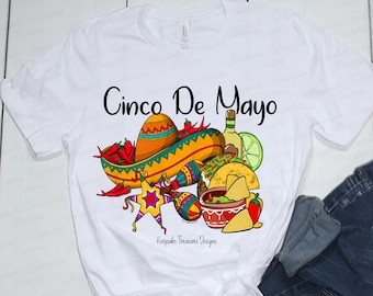Cinco De Mayo PNG, Sublimation Design, Mexican Fiesta Party, Digital Download