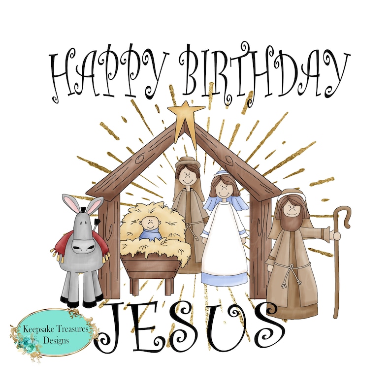 Happy Birthday Jesus Christmas 