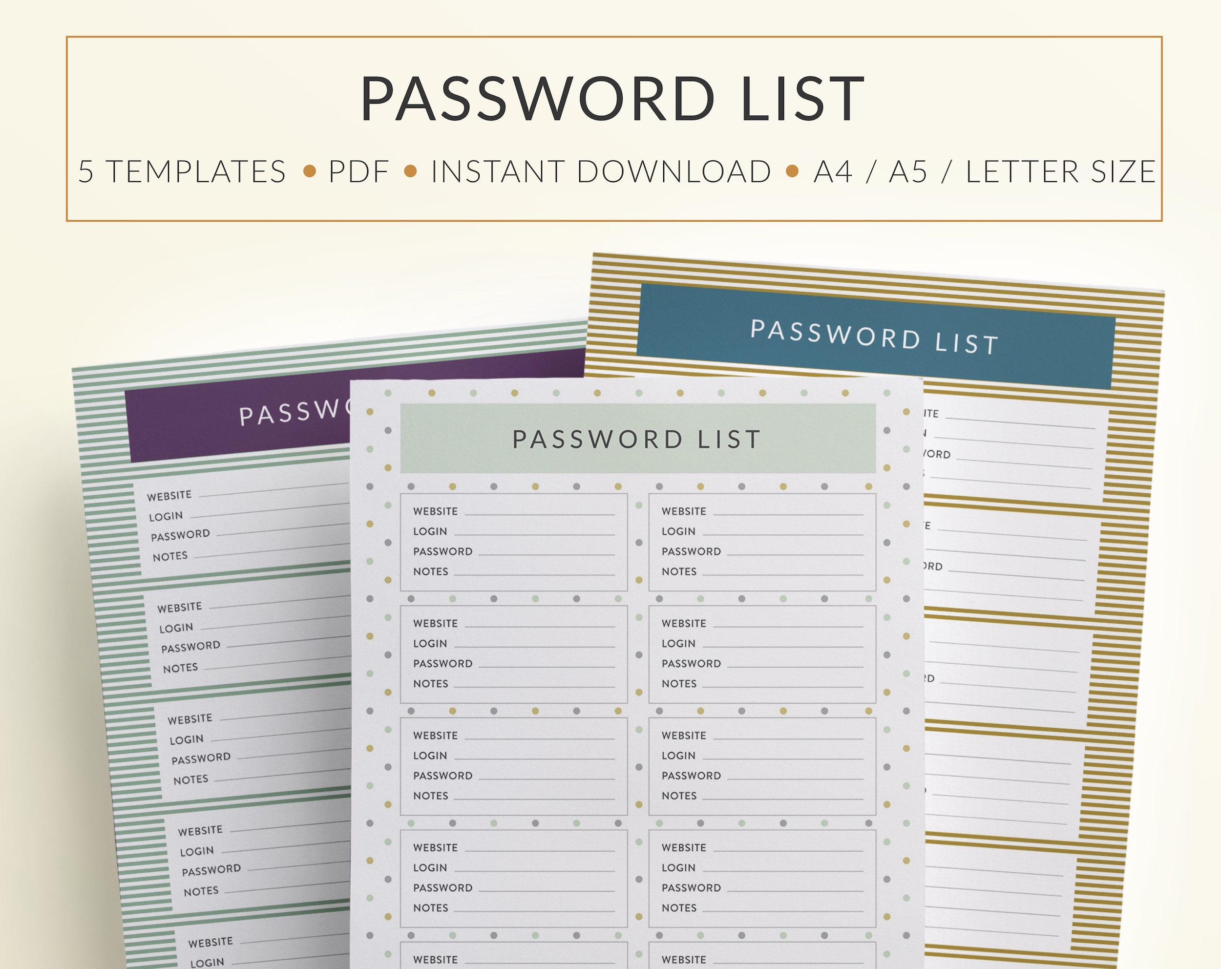 Password list. Password list