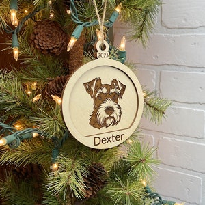 Dog Ornament, Personalized Ornament, Custom Ornament, Christmas Ornament, Christmas Decor, Dog Breed Ornament, Gift for Dog Mom, Dog
