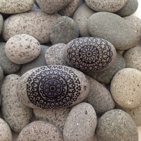 Painted Rock Painted Stone Decorative Rock Birthday Gift Etsy