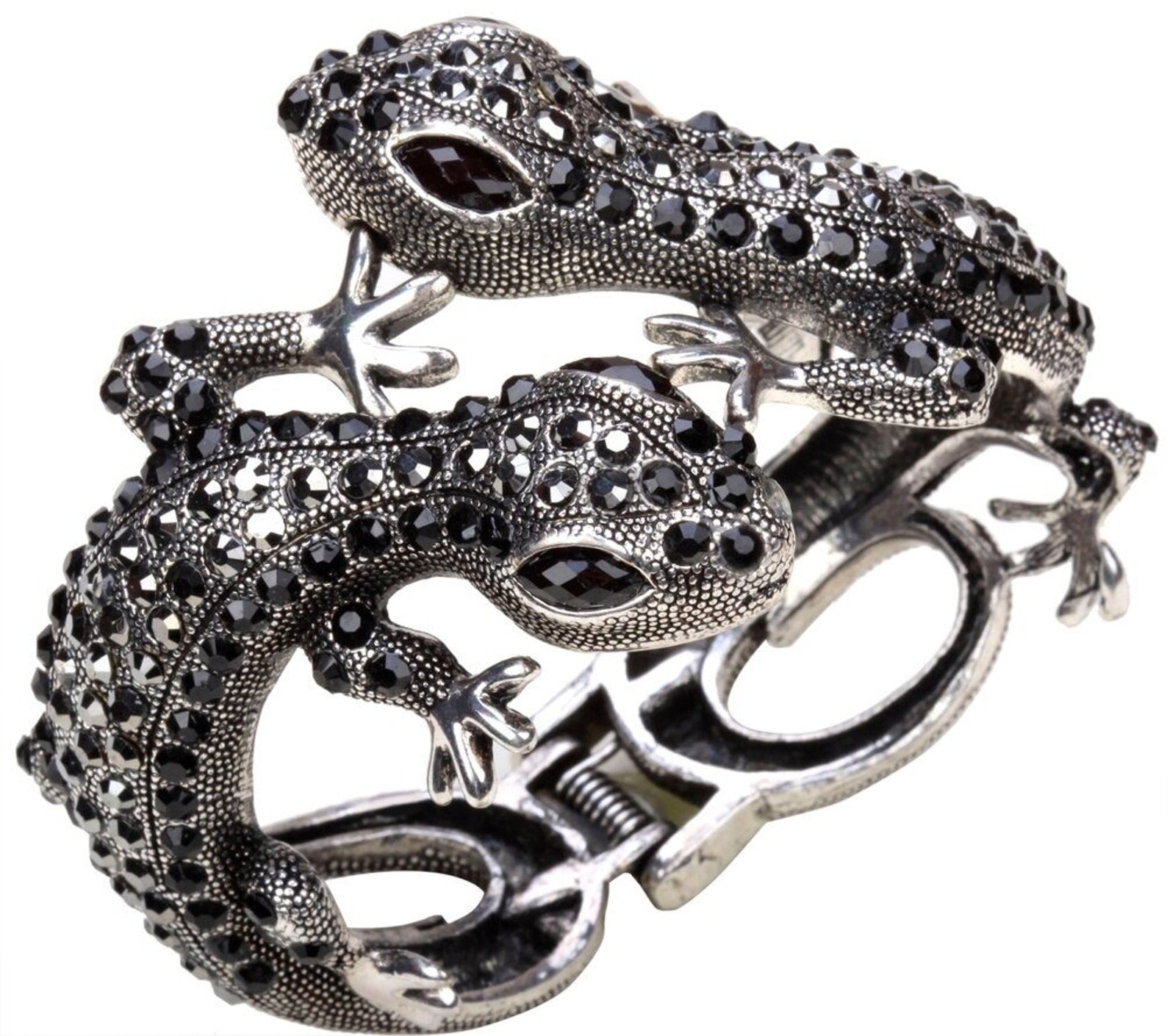 Lizard bangle bracelet statement jewelry Lizard jewelry | Etsy
