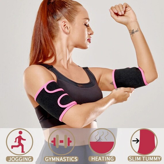 Arm Trimmers Sauna Sweat Band for Women Sauna Effect Arm Slimmer