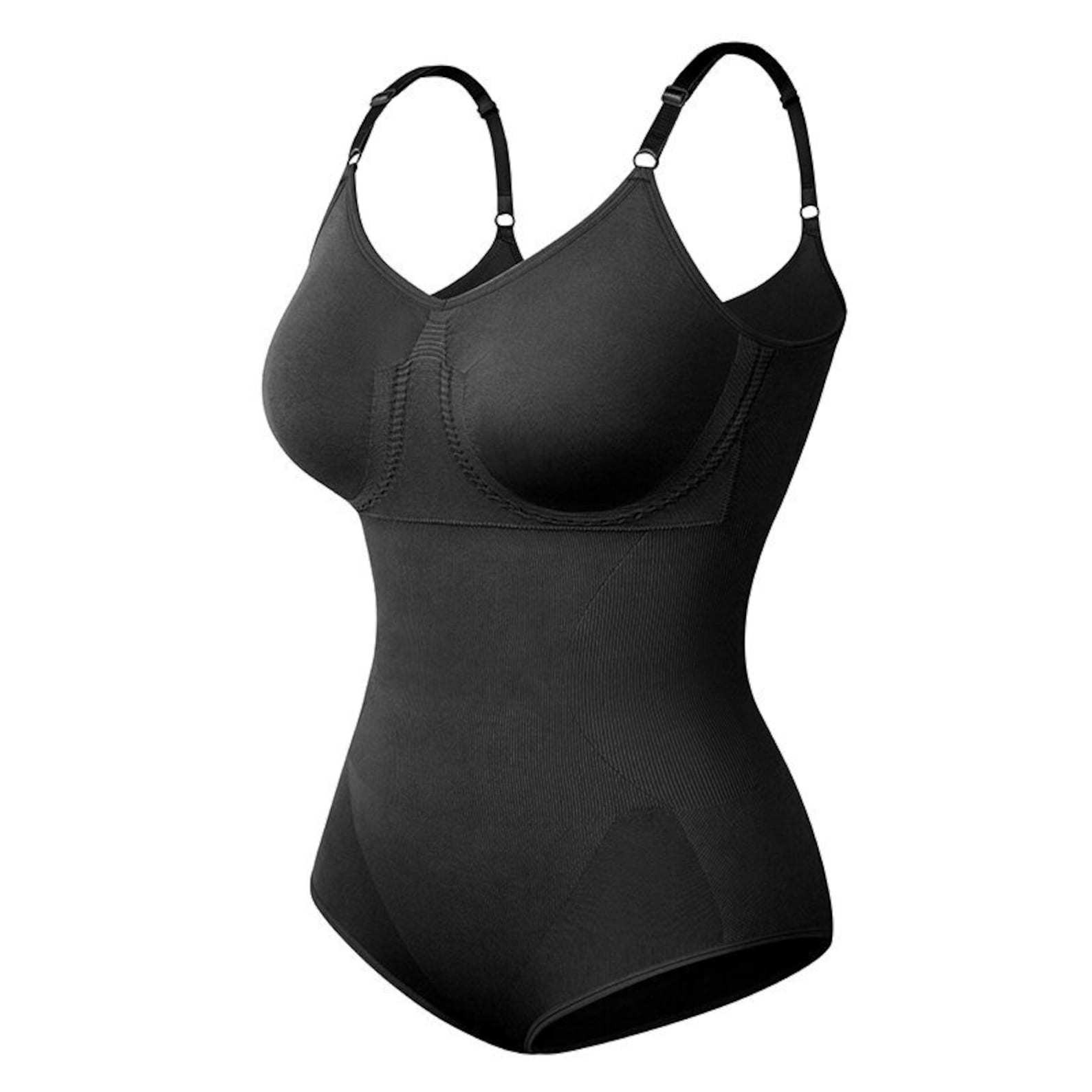 Yolmart shapewear for women full body shaper adjustable hook and eye front closure shaper