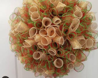 Christmas wreath/ holiday wreath/ housewarming wreath