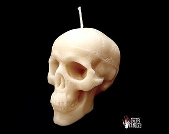 Skull Candle - Halloween Candles - Creepy Candles - Halloween Decor - Fall Candle - Halloween Decorations - Horror Decor - Goth - Birthday