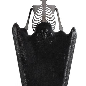 Coffin Skeleton Candle Halloween Candles Creepy Candles Halloween Decor Fall Candle Halloween Decorations Horror Goth Birthday image 3