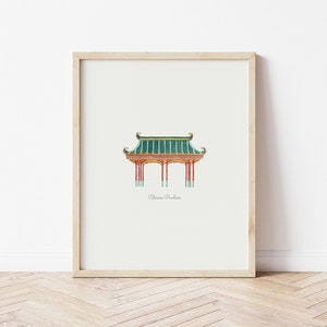 Chinese Pavilion of Tower Grove Park - 8x10