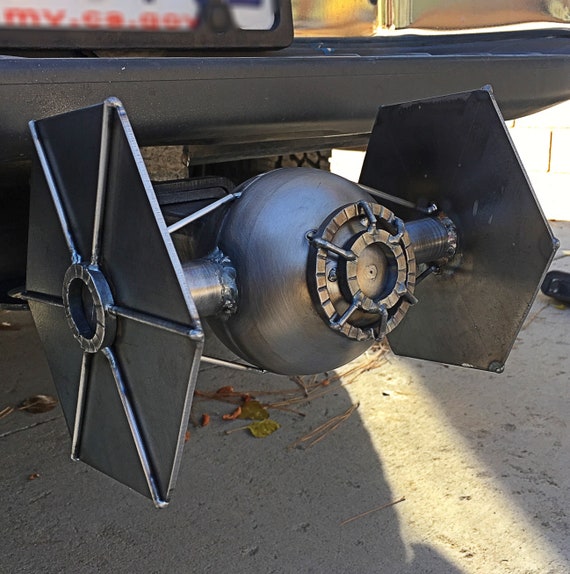 Custom tie fighter trailer hitch cover. 6 tall design . Etsy